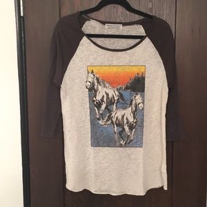 Project Social T horses baseball T large